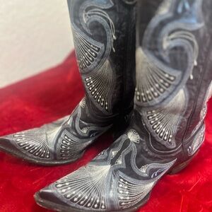 Stunning Old Gringo Rare Blue Jean Pavito boots size 9